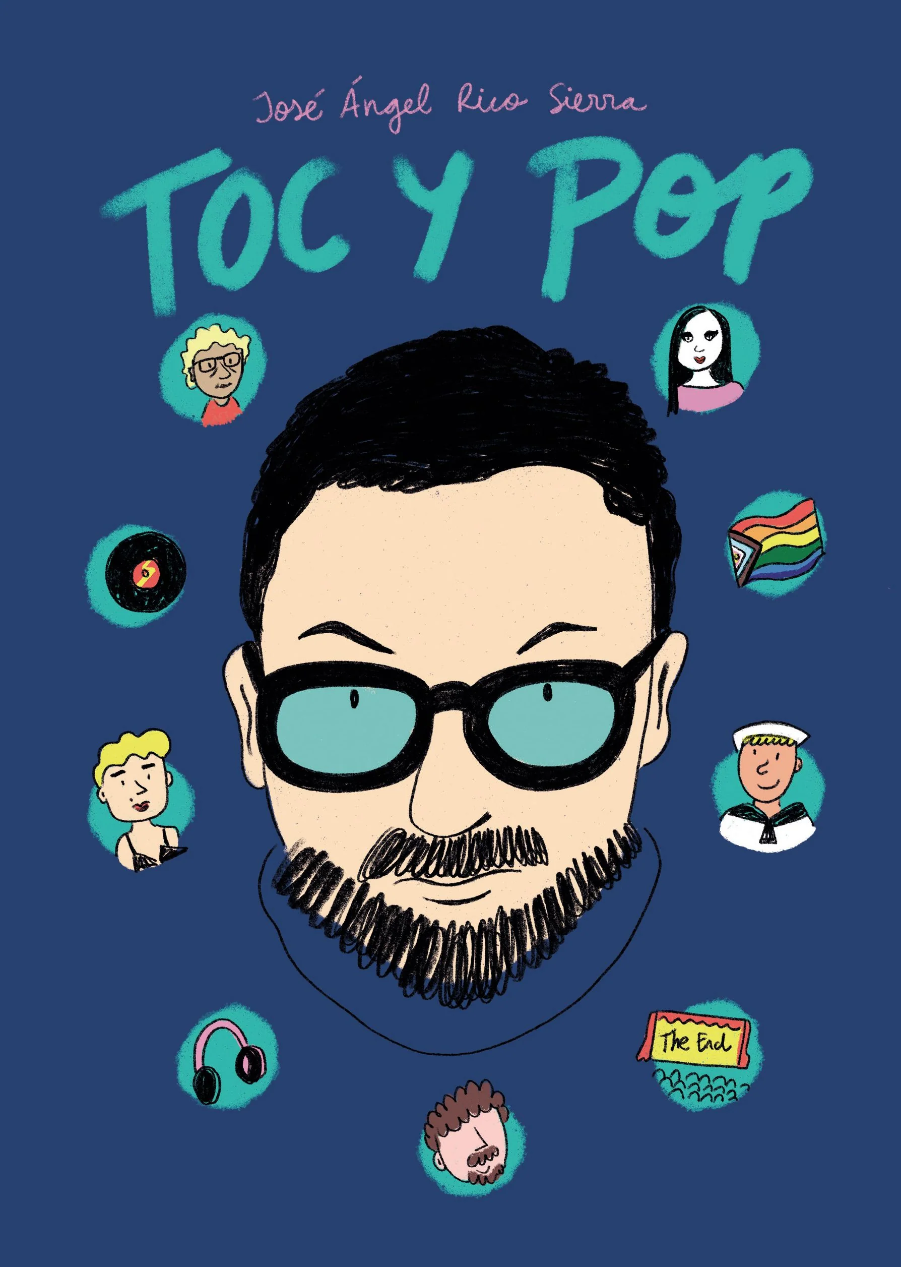 Portada ilustrada de Toc y Pop, de José Ángel Rico Sierra